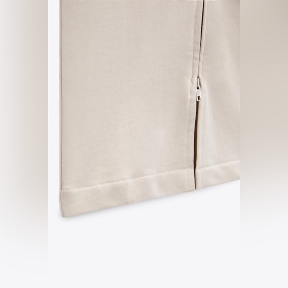 ZARA ZIPPERED MIDI SKIRT - Picture 8 of 8